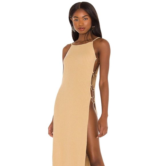 CULT GAIA Jammy Knit Dress in Sand - Picture 3 of 13